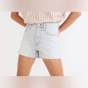 Madewell Relaxed Denim Shorts in Essen Wash NWT Size 30